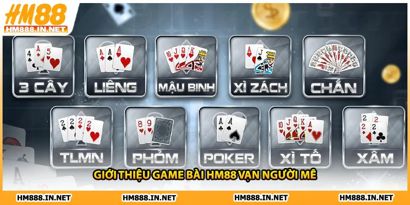Giới thiệu game bài HM88 vạn người mê 