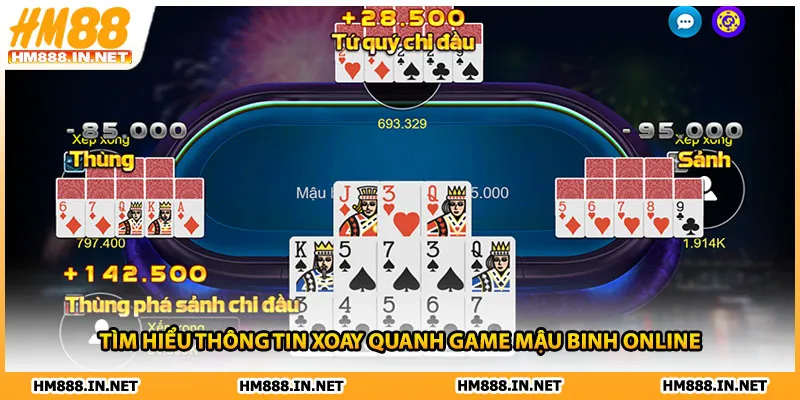 Tìm hiểu thông tin xoay quanh game mậu binh online